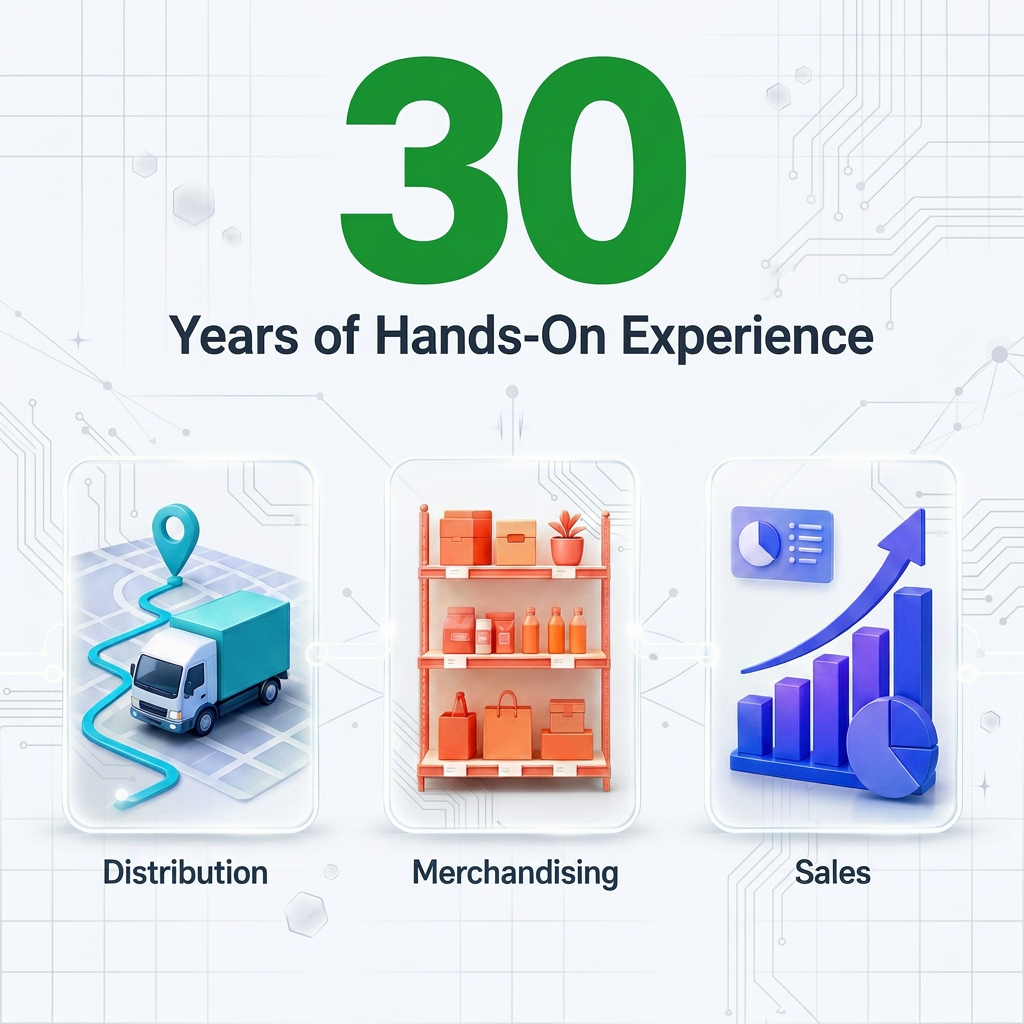 Oak Tree Tech Solutions 30 years of hands-on experience across distribution, merchandising, and sales